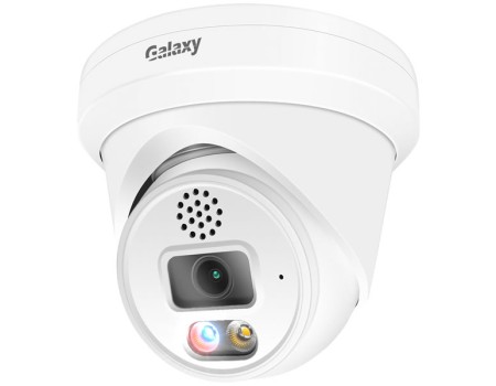 Galaxy NDAA Color-V 4K Active Deterrence Red & Blue Light AI Human Detection IPC