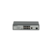 BDCOM 8-Port 10/100M PoE+ 1-Port Gigabit Copper + 1-Port Gigabit SFP Unmanaged PoE Switch (single AC-220V power supply; PoE budget 120W,  desktop/rack-mounted installation)