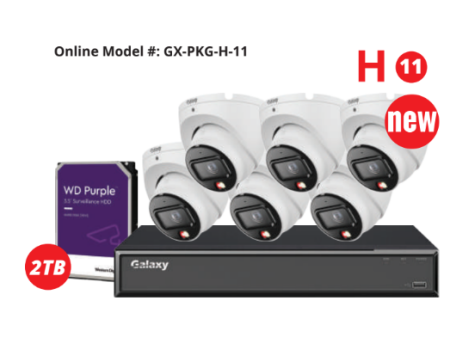 8CH Galaxy Hunter 4CH 8MP Color247 AI IP Kit