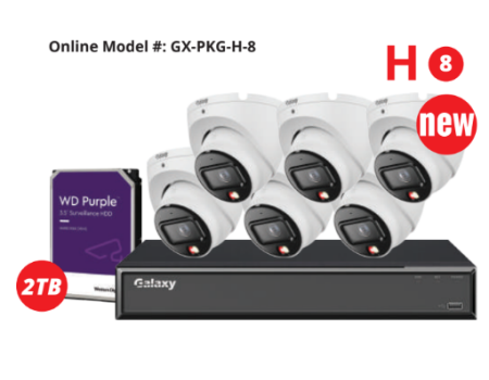 8CH Galaxy Hunter 4CH 6MP Color247 AI IP Kit