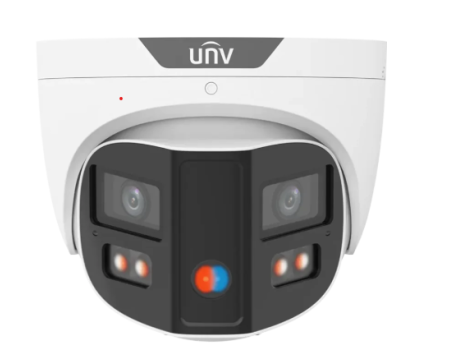 UNV 8MP Double-Light Alarm Binocular Eyeball Network Camera